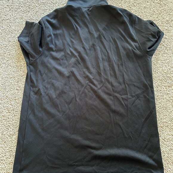 Nike Men's Black Polo Shirt Size L – Performance Golf/Tennis Activewear - Picture 6 of 8